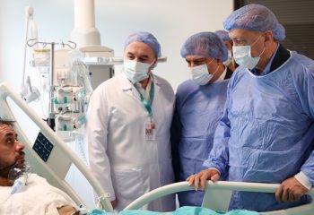 Cumhurbaşkanı Erdoğan, Tedavi Gören Madencileri Ziyaret Etti